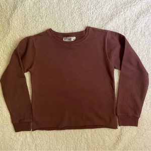Brown Long Sleeve Sweatshirt NWT